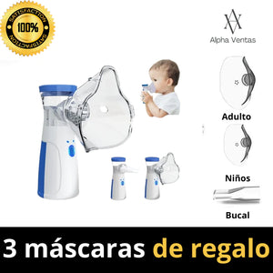 Nebulizador Pediátrico y Adultos Ultrasónico Portátil