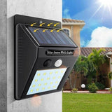 Lampara Sensor de Movimiento con Panel Solar  y Luz Led Recargable