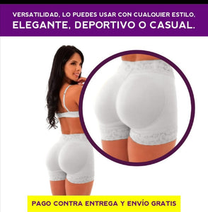 PANTY SHORT LEVANTA COLA DE TIRO ALTO MOLDEADOR DE ABDOMEN