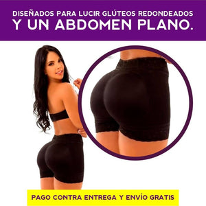 PANTY SHORT LEVANTA COLA DE TIRO ALTO MOLDEADOR DE ABDOMEN