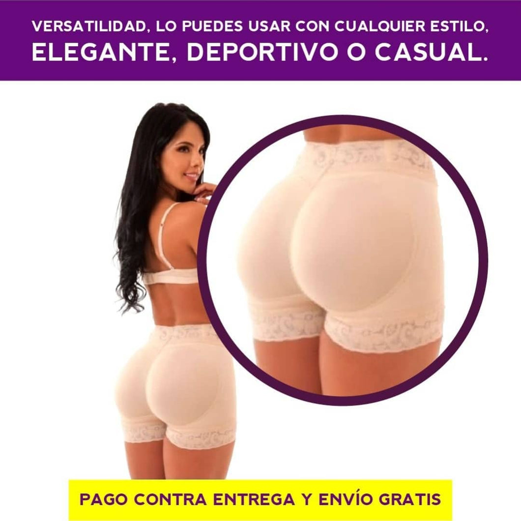 PANTY SHORT LEVANTA COLA DE TIRO ALTO MOLDEADOR DE ABDOMEN