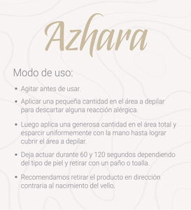 Depilador Azhara 60ml/120ml